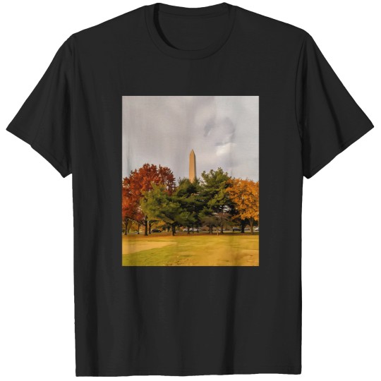 Discover Washington Monument in the fall T-Shirts