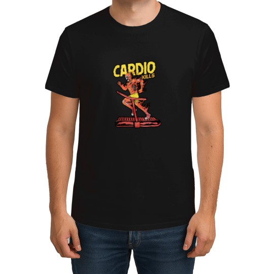 Discover Cardio-Kills-Skeleton-Skull-Funny-Running-Marathon-Runner-T-Shirt T-Shirts
