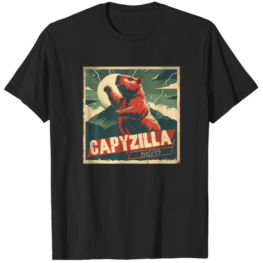 Discover Capybara Funny Capybara Rodent Capyzilla Funny T-Shirts