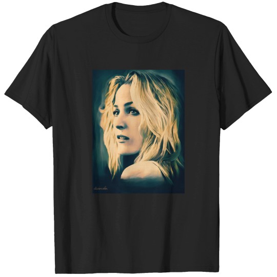Discover Gillian Anderson in oil colors T-Shirts