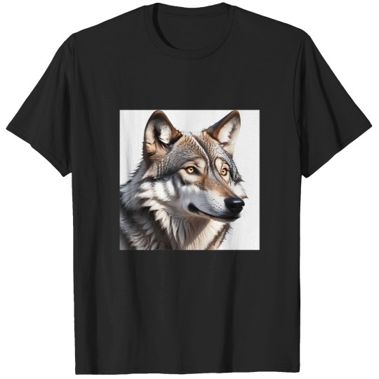 Discover Wolf Portrait T-Shirts