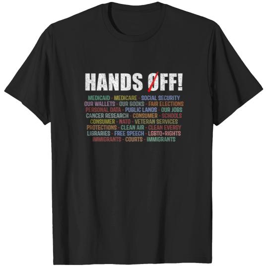 Discover Hands Off Protest Shirt, Political Activism Shirt, Save Public Lands