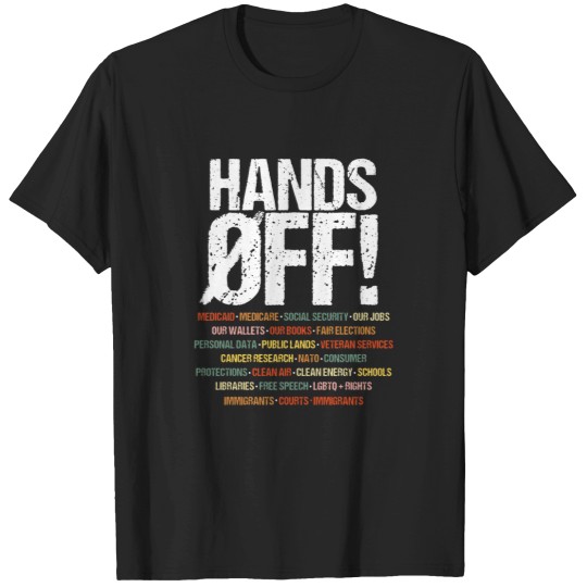 Discover Hands Off Protest Tshirt, Political Activism Shirt, Save Public Lands Shirt