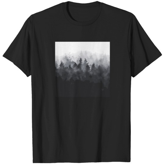 Discover The-Heart-Of-My-Heart--Midwinter-Blues-Gothic-Ravencore-Forest-With-Cascadia-Trees-Covered-In-Magic-Fog T-Shirt T-Shirts