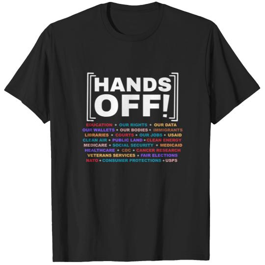 Discover Hands Off Tshirt, Hands Off Rally, Hands off social security
