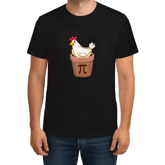 Discover Pi-Day---Chicken-Pie-Pot-March-14Th-Chicken-Lover-3.14-Pi-T-Shirt T-Shirts
