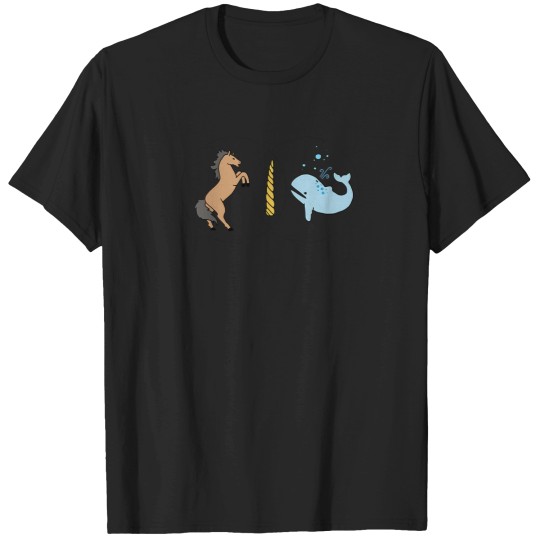 Discover Venn-Diagram-Unicorn-Narwhal-Same-Difference-T-Shirt T-Shirts