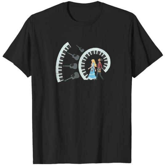 Discover Piano And Guitar 3856 T-Shirts