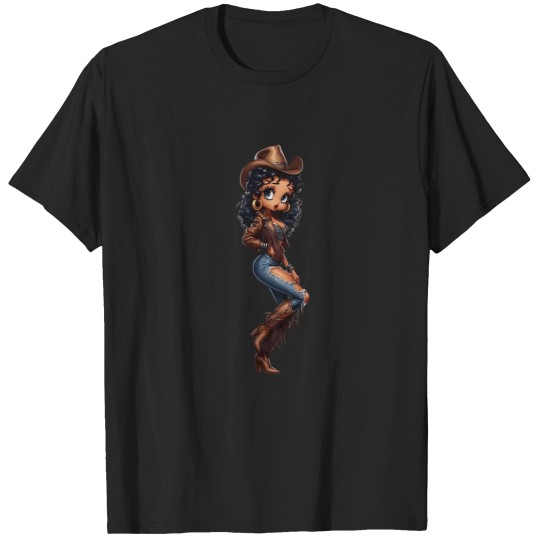 Discover Betty Boop African American county girl ripped jeans cowgirl beauty gift Girlfriend