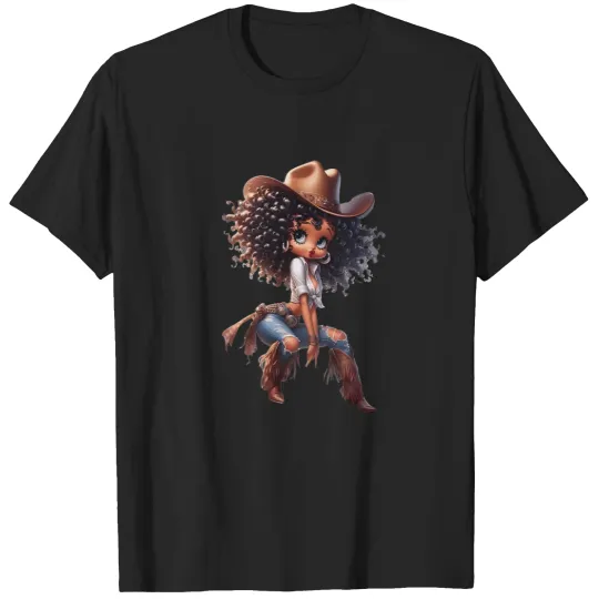 Discover Betty Boop county girl blue eyes ripped jeans Hot cowgirl beauty gift