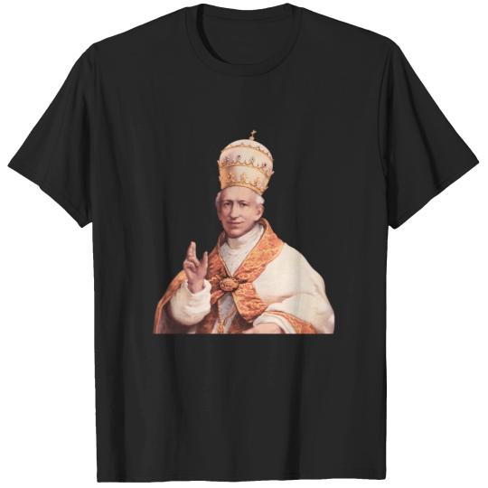 Discover Pope Leo XIII Chromolithograph Portrait - 1878 T-Shirts