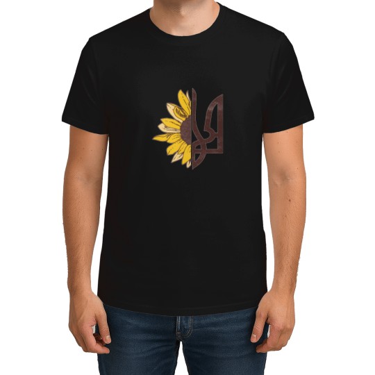 Discover Suower-Ukrainian-Flag-I-Stand-With-Ukraine-Ukraine-Peace T-Shirts