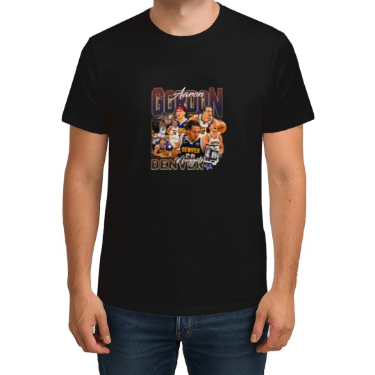 Discover Vintage Aaron Gordon Graphic 90s T-shirt, Aaron Gordon Basketball Player Shirt