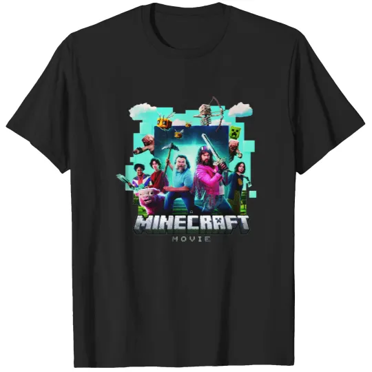 Discover A Minecraft Movie Adventure Gang Main T-Shirt