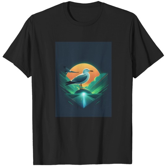 Discover The Seagull Planet Graphic T-Shirts