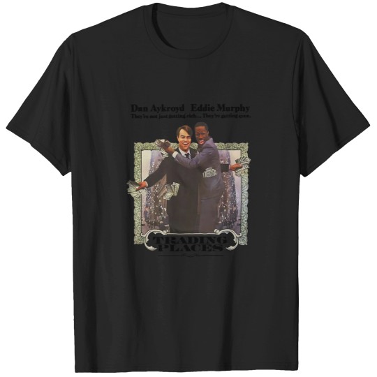 Discover Trading Places V1 Vintage Movie Poster Tshirt 8 Colors Unisex Tee Film Lover Gift All Sizes S-5XL