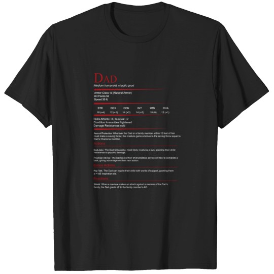 Discover Dungeons & Dragons Dad T Shirt