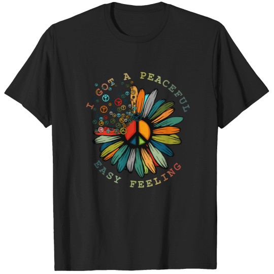 Discover Daisy and Peace Sign Vintage T-Shirt