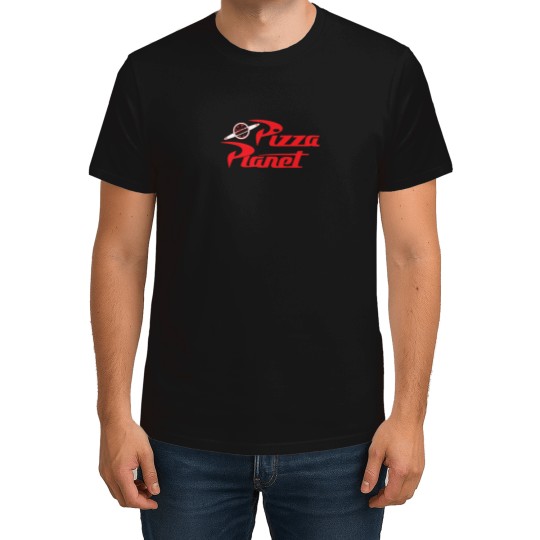 Discover Pizza-Planet-Logo T-Shirt T-Shirts