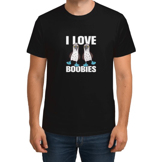 Discover I-Love-Boobies-Bluefooted-Boobie-Bird-Funny T-Shirt T-Shirts