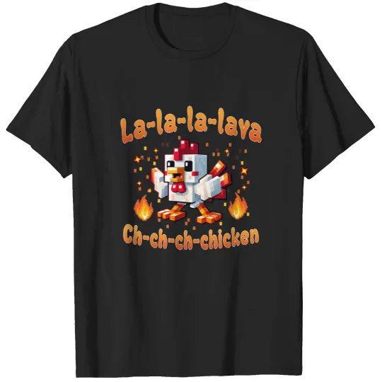 Discover Lava Chicken Movie Shirts, Game Character Shirts, Boy Funny Shirts