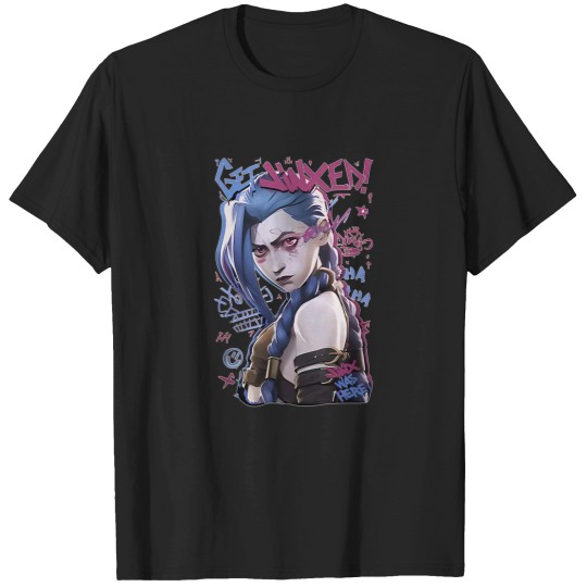 Discover Jinx Arcane Monkey T Shirt Anime Cosplay Tees