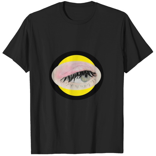 Discover Mixed Media Eye Premium Scoop T-Shirt T-Shirts