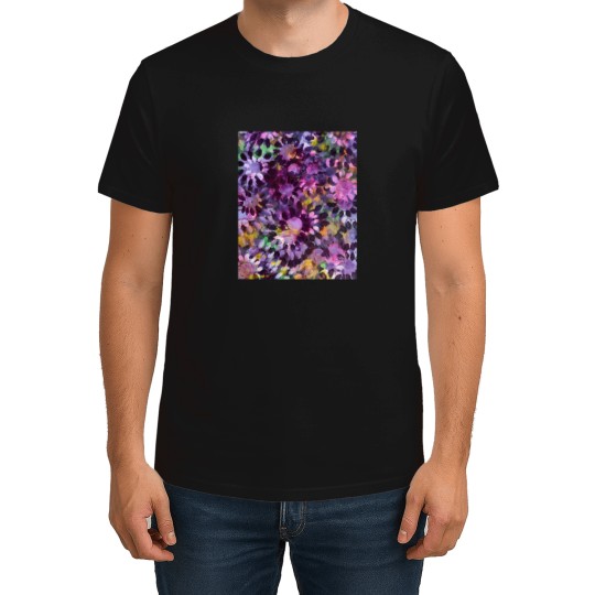 Discover Abstract Purple Flowers T-Shirts