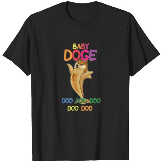 Discover Dogecoin-Baby-Doge-Doo-Doo-Funny-Cryptocurrency-M T-Shirts