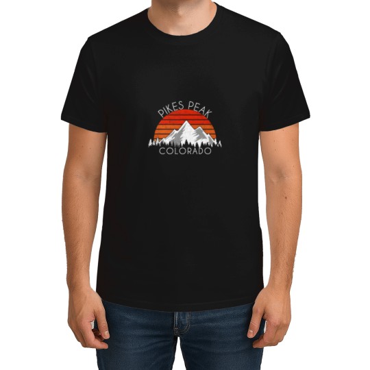 Discover Pikes Peak Colorado Distressed T-Shirts