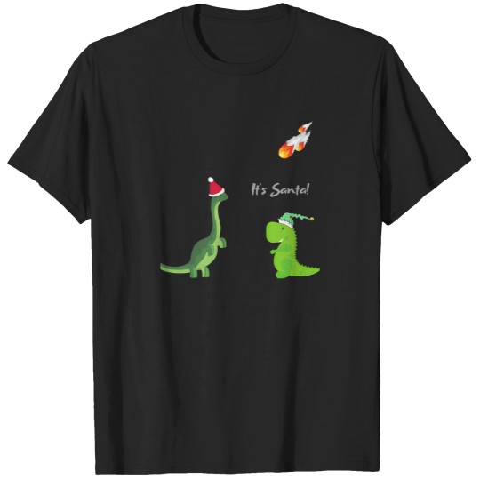 Discover It'S-Santa---Silly-Dinosaurs-Extinction T-Shirt T-Shirts