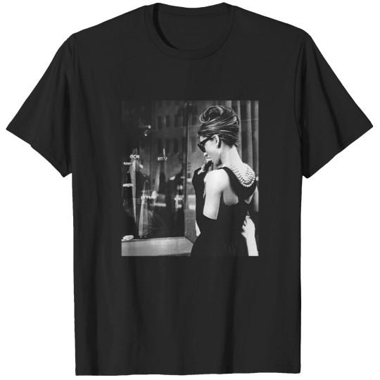 Discover Breakfast at Tiffany's Audrey Hepburn Vintage Hollywood Movie T-shirt
