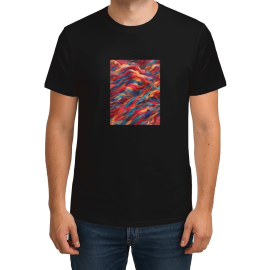 Discover Marvelous-Colorful-Line-Pattern-(9) T-Shirt T-Shirts