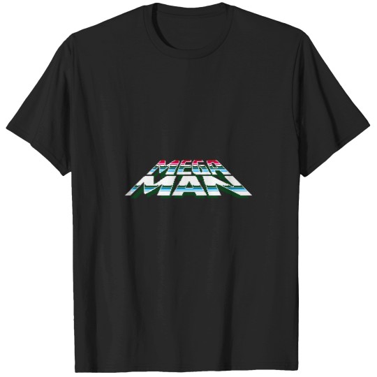 Discover Megaman logo T-Shirts
