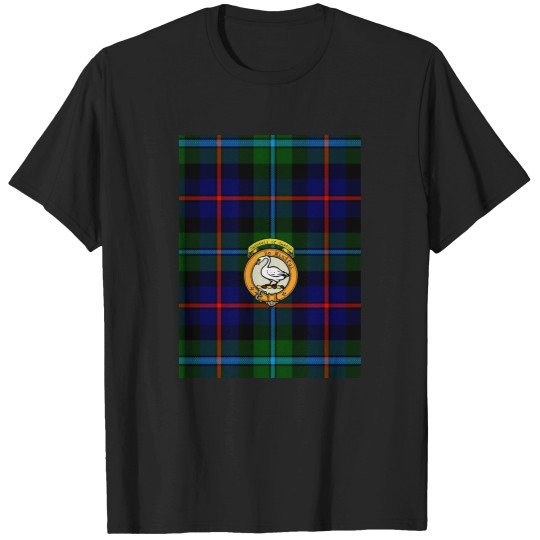 Discover Campbell of Cawdor Scottish Tartan and Crest T-Shirts