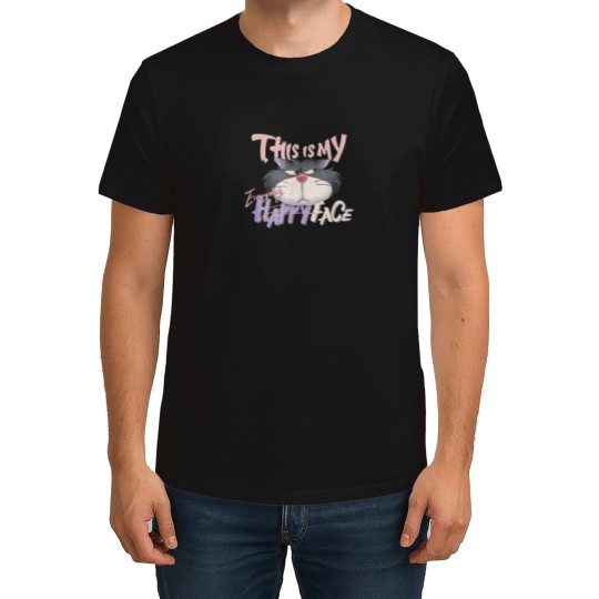 Discover Disneyyy-Villains-Lucifer-This-Is-My-Everyday-Happy-Face-Logo-T-Shirt T-Shirts