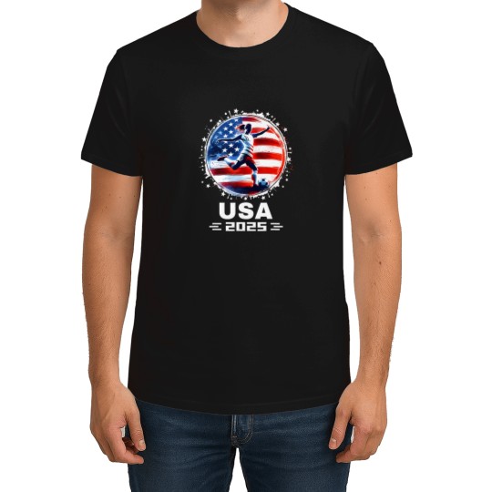 Discover Womens Soccer American Flag Soccer Apparel Soccer 2025 T-Shirts