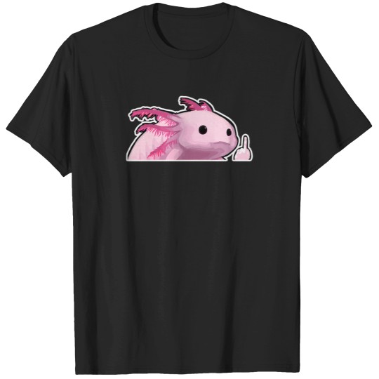 Discover Axolotl Middle Finger  Active T-Shirt 930 T-Shirts