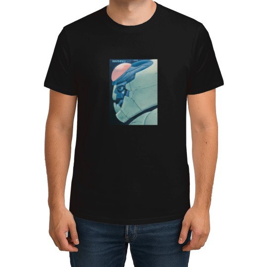 Discover Warning-Mecha T-Shirt T-Shirts