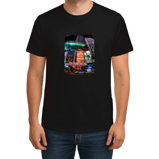 Discover Times Square, New York City, Broadway shows, Neon Lights, Modern Times Square, 42nd Street,Graphic T-Shirts