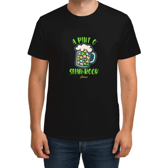 Discover A Pint of Shamrock Please T-Shirts