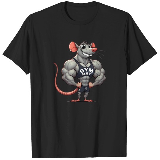 Discover Funny-Muscular-Gym-Rat T-Shirt T-Shirts