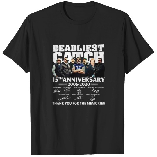 Discover Deadliest Catch 15Th Anniversary 2005-2020 Premium T-Shirts