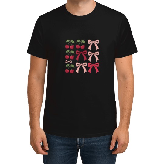 Discover Bows And Cherries skeleton bike160png T-Shirts