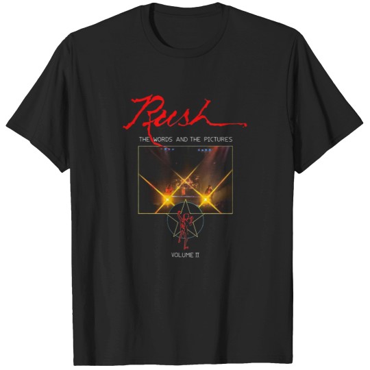 Discover Volume II Rush Band The Words And The Moving Pictures T-Shirts