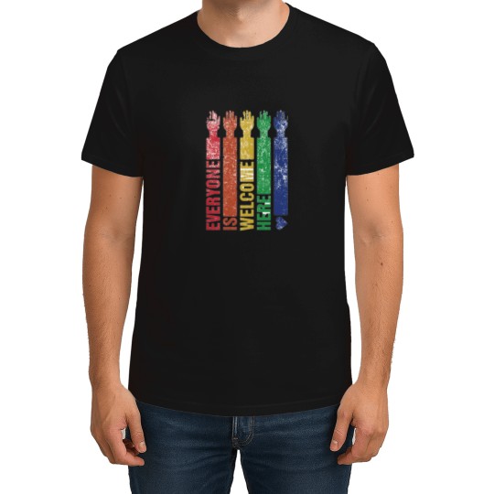 Discover Everyone Is Welcome Here 5 T-Shirts