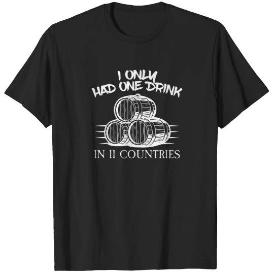 Discover Drinking-Around-The-World-Adult-Vacation-Showcase-11-Country-T-Shirt T-Shirts