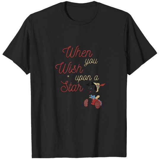 Discover Disneyyy-Pinocchio-When-You-Wish-Upon-A-Star-T-Shirt T-Shirts