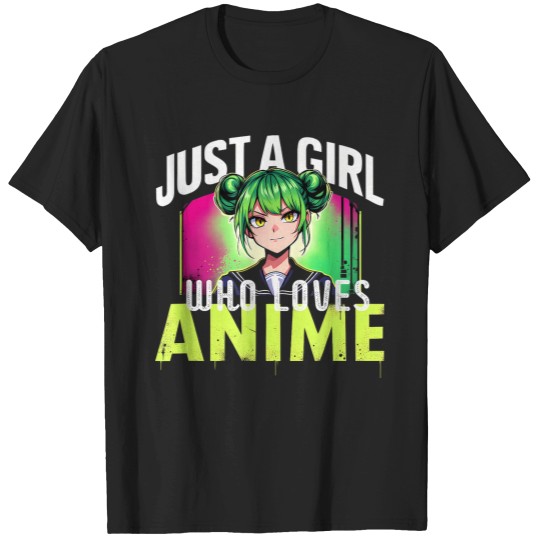 Discover Just A Girl Who Loves Anime Anime Lover T-Shirts