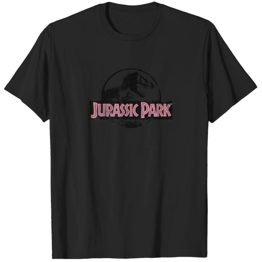 Discover Distressed Logo Pink Type T-Shirt T-Shirts